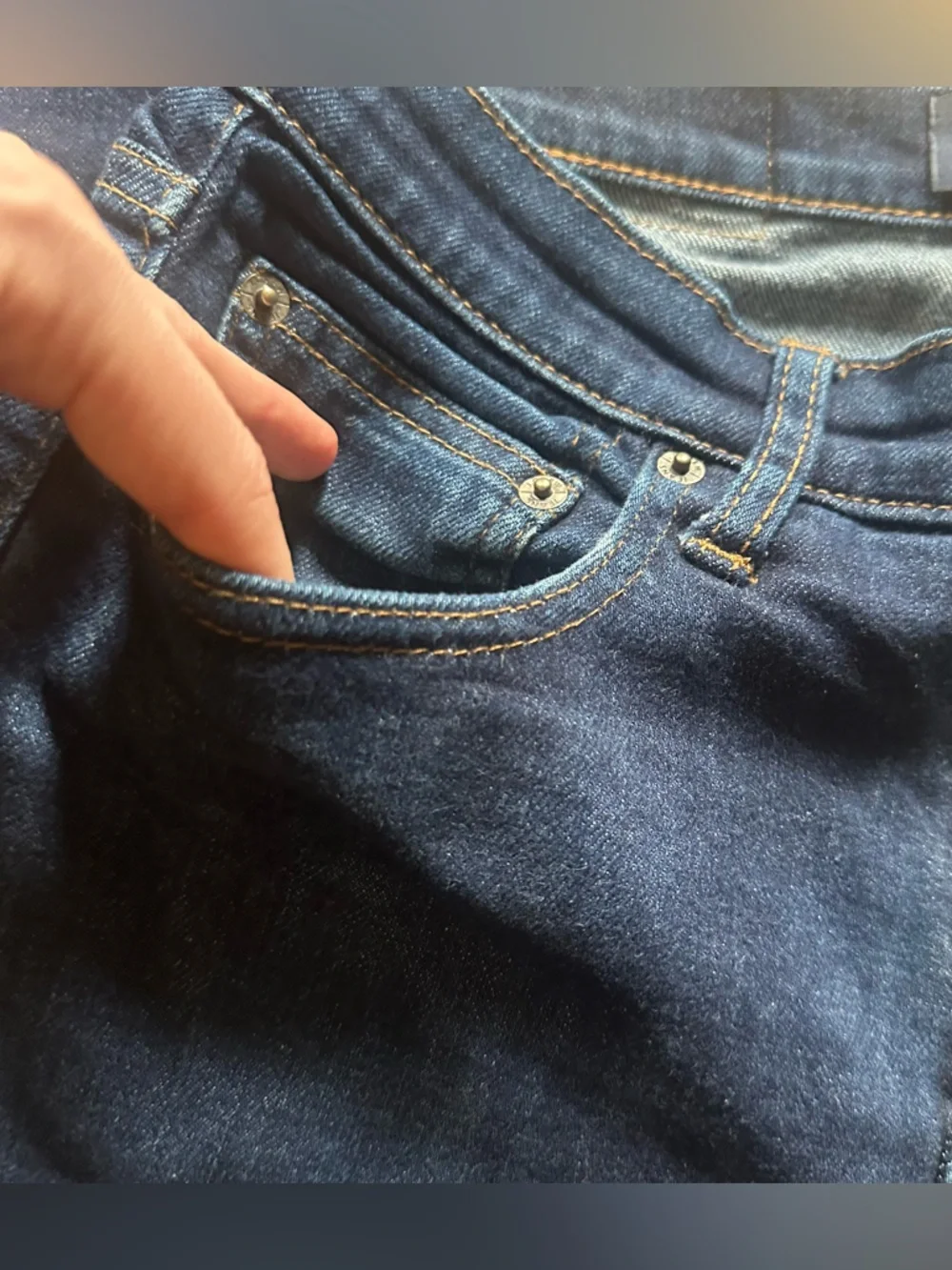 💜 J.Crew 484 Slim Dark Blue Jeans (W28 L32)